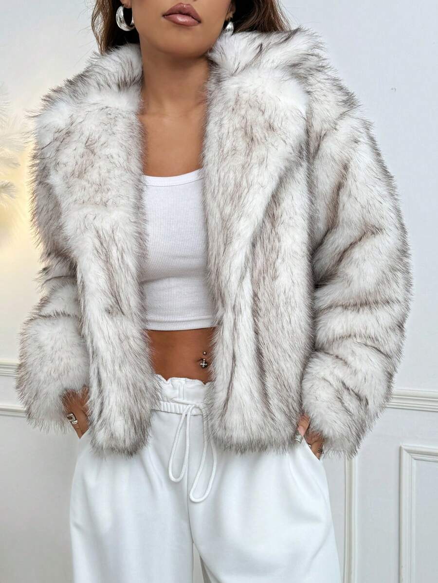 Zulaia | Faux Fur Kabát Linn