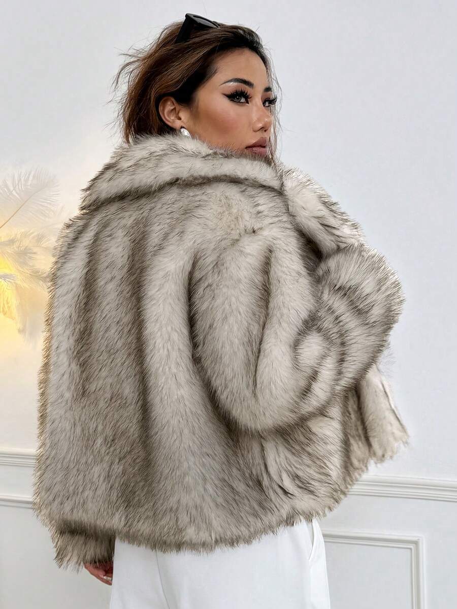 Zulaia | Faux Fur Kabát Linn