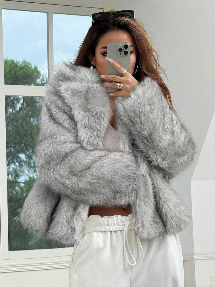 Zulaia | Faux Fur Kabát Linn