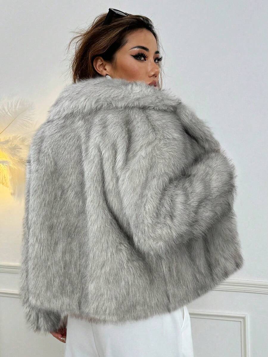 Zulaia | Faux Fur Kabát Linn