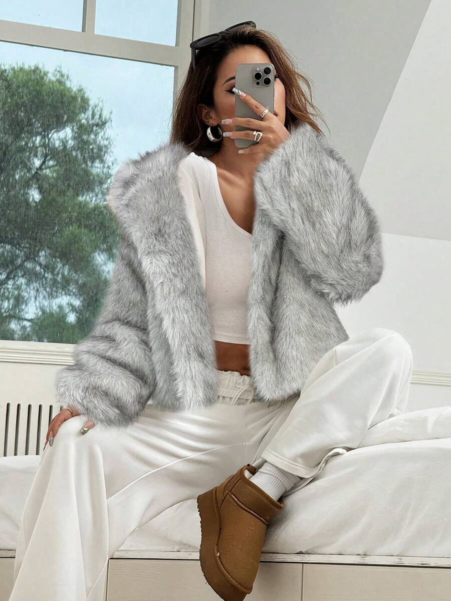 Zulaia | Faux Fur Kabát Linn