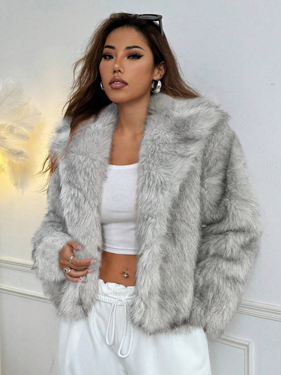 Zulaia | Faux Fur Kabát Linn