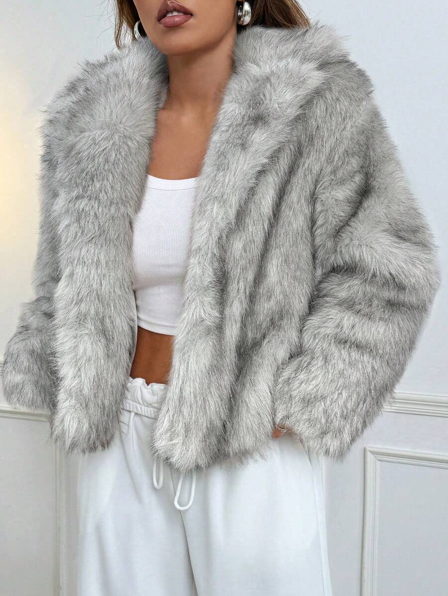 Zulaia | Faux Fur Kabát Linn