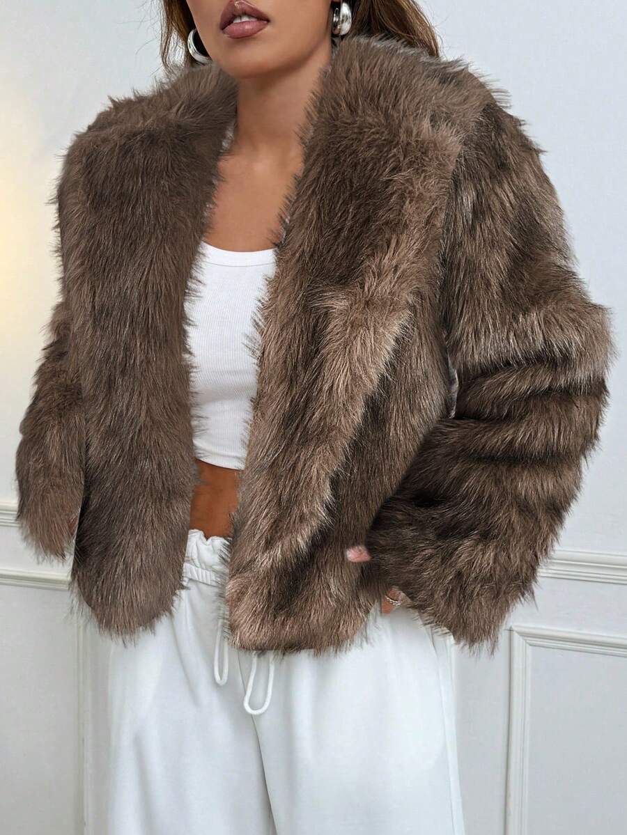 Zulaia | Faux Fur Kabát Linn