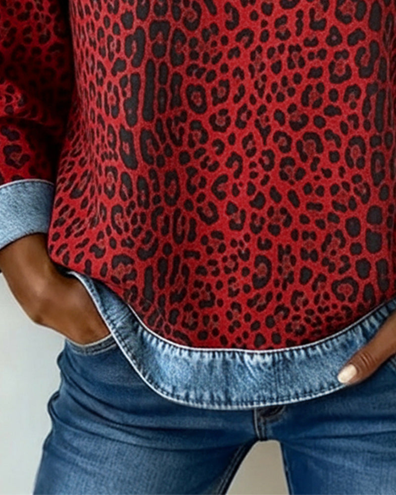 Zulaia | Leopard Mikina