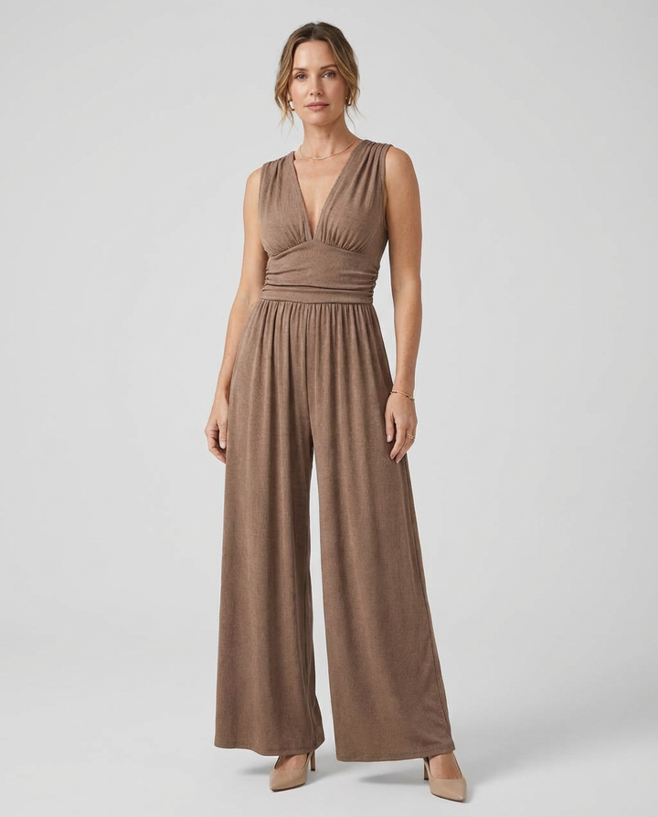 Zulaia | Elegantní overal bez rukávů