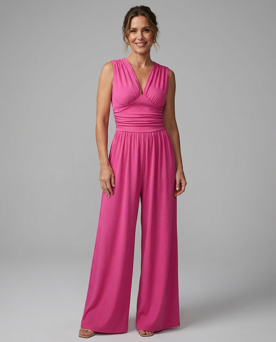 Zulaia | Elegantní overal bez rukávů