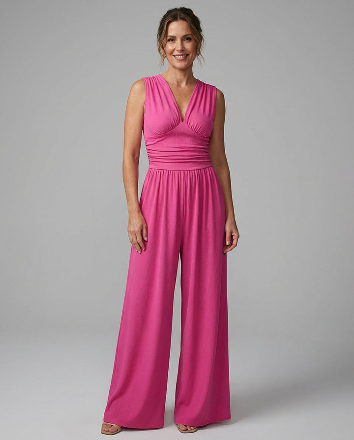 Zulaia | Elegantní overal bez rukávů