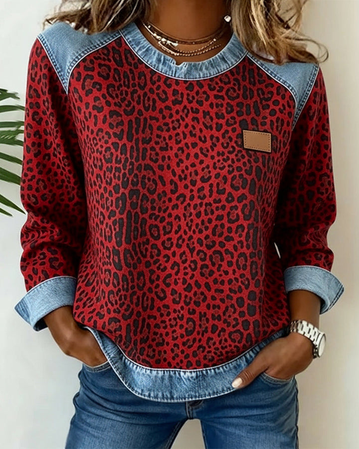 Zulaia | Leopard Mikina