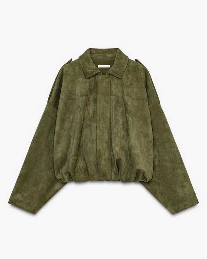 Zulaia – Veste Bohème Oversize en Suède