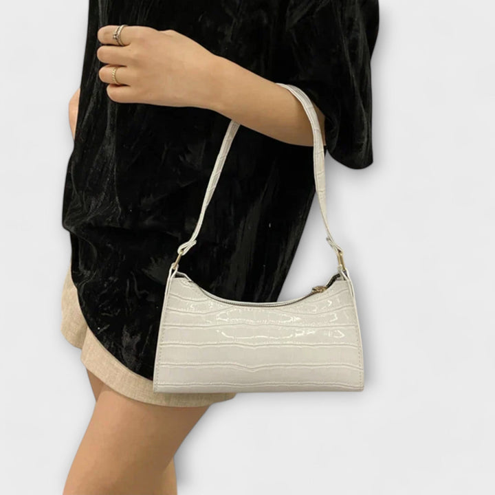 Zulaia | Lesklá Kožená Taška