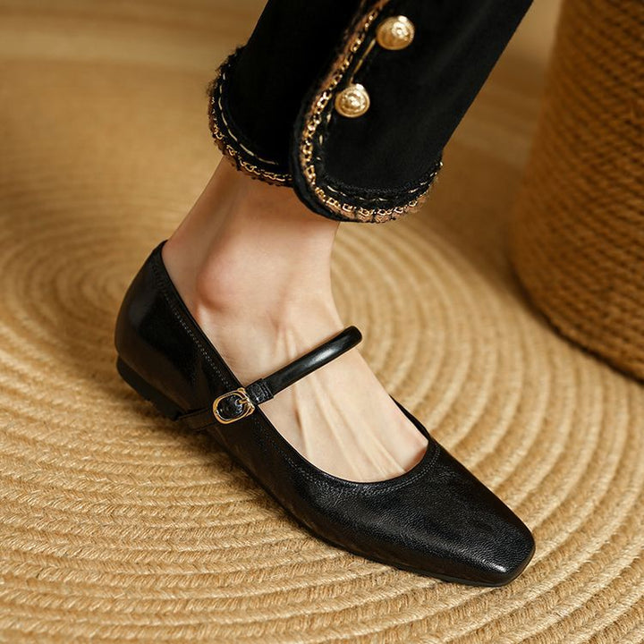 Zulaia | Carla Genuine Leather Flats