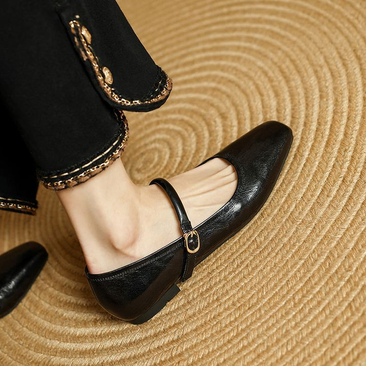 Zulaia | Carla Genuine Leather Flats
