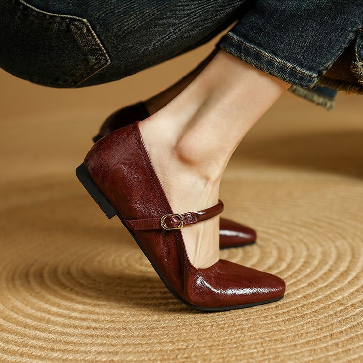 Zulaia | Carla Genuine Leather Flats