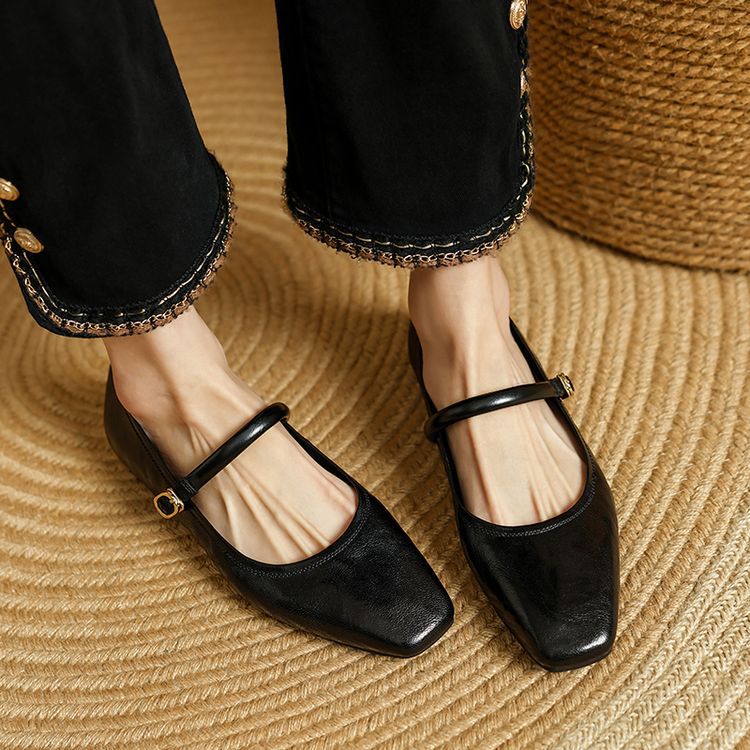 Zulaia | Carla Genuine Leather Flats