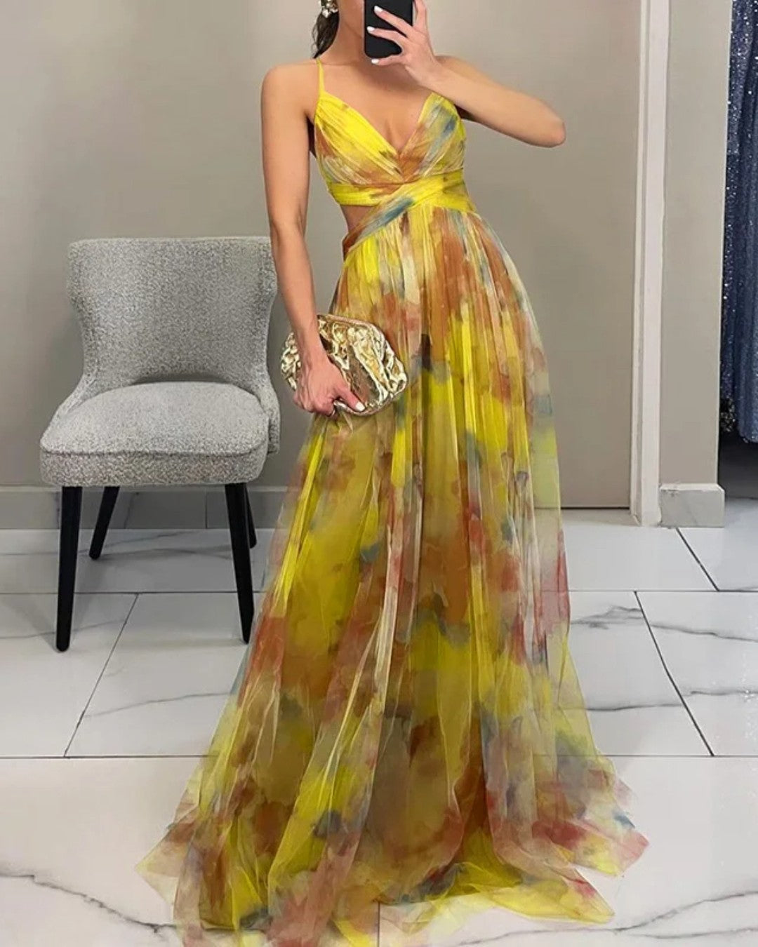 Zulaia | Květinové maxi šaty