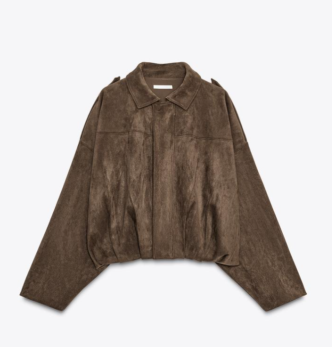 Zulaia – Veste Bohème Oversize en Suède