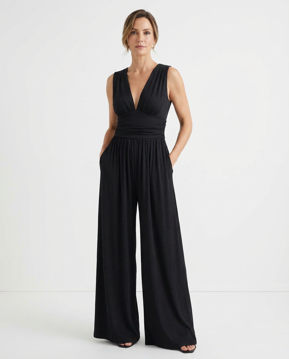 Zulaia | Elegantní overal bez rukávů